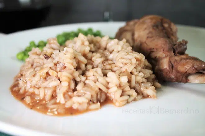 Receita do Arroz de Coelho