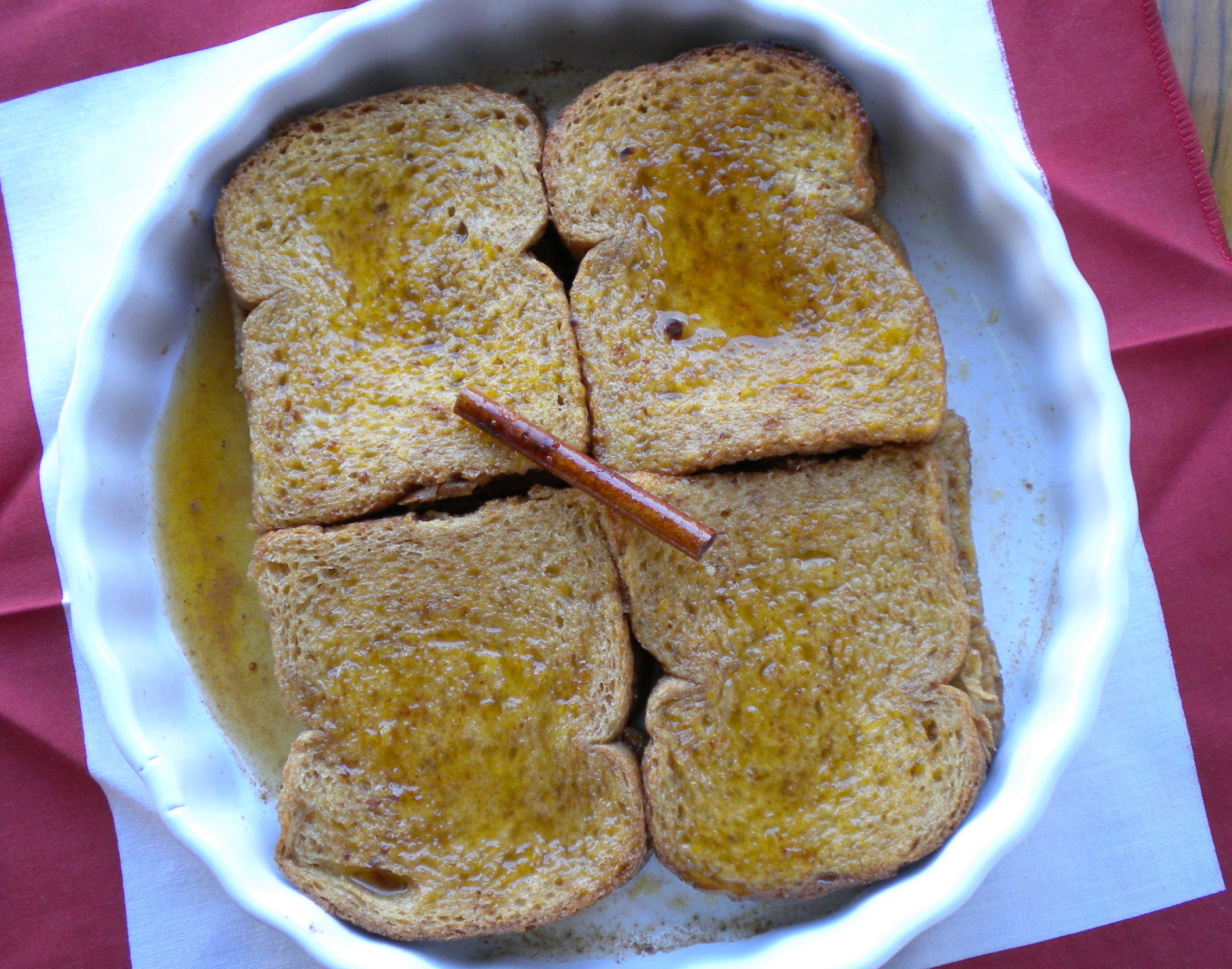 Nova receita de Fatias Douradas em calda de laranja